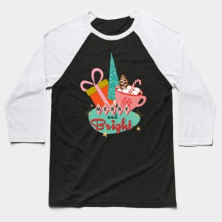 Merry and Bright Baseball T-Shirt